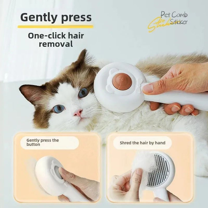 Rechargeable Two-In-One Pet Nail Trimmer Grooming Comb