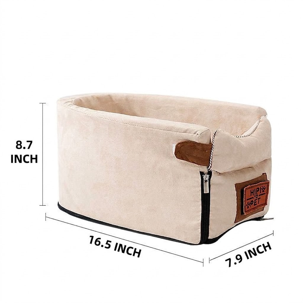 Car Safety Pet Travel Bed Central Console Seat Carrier