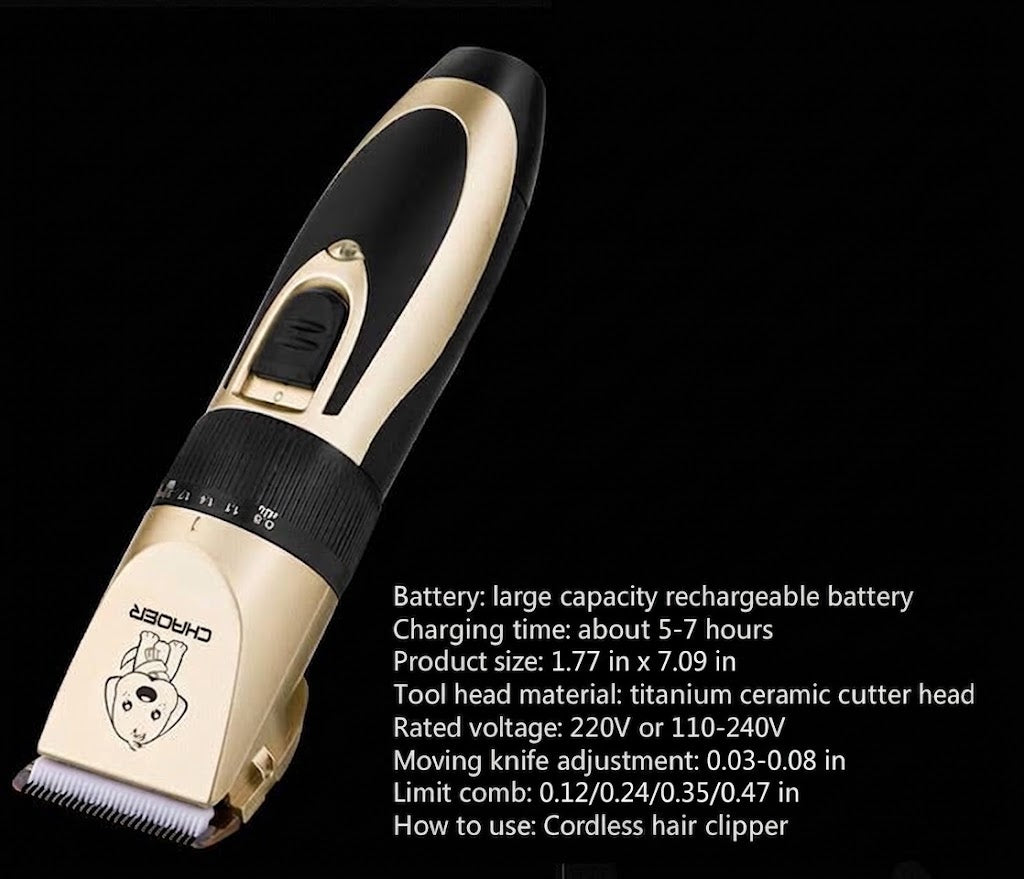 Professional Pet Hair And Nail Grooming Trimmer Machine