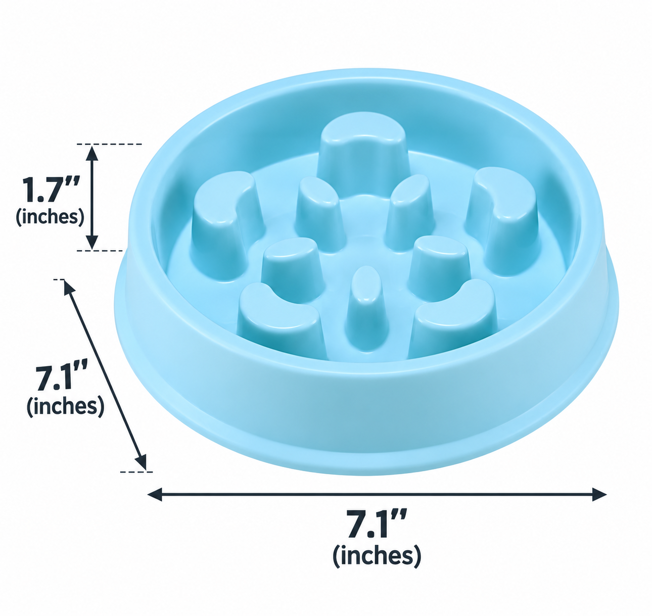 Pet Bowl Anti Choking Slow Feeding Puzzle Feeder