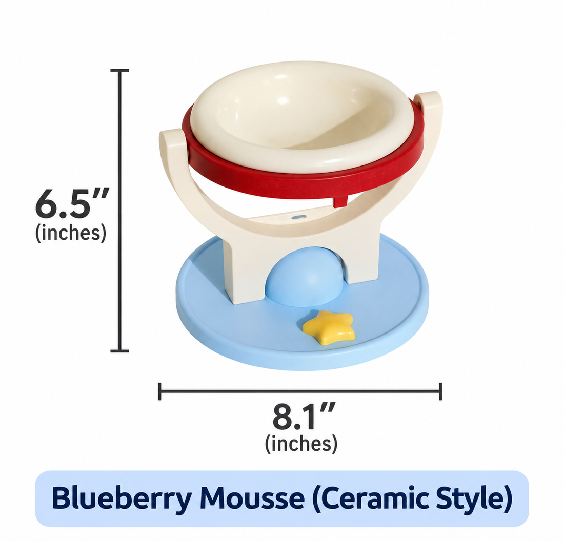 Pet Feeding Bowl Neck Support Stainless Steel